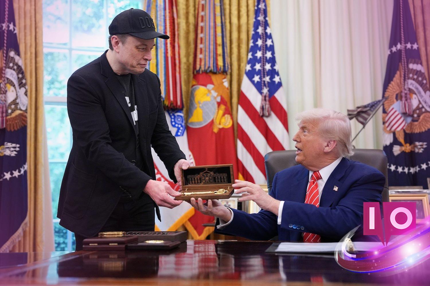 Trump Acknowledges Elon Musk's Commitment at DOGE Press Conference