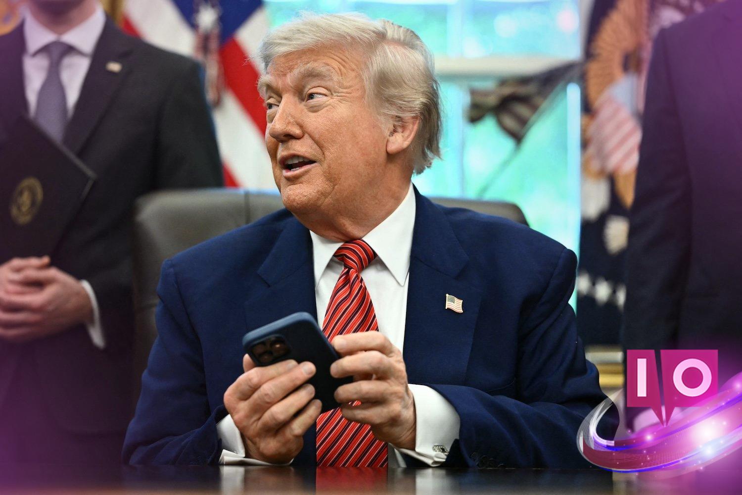 Trump's iPhone Distraction: Press Conference Interrupted by Ringtone