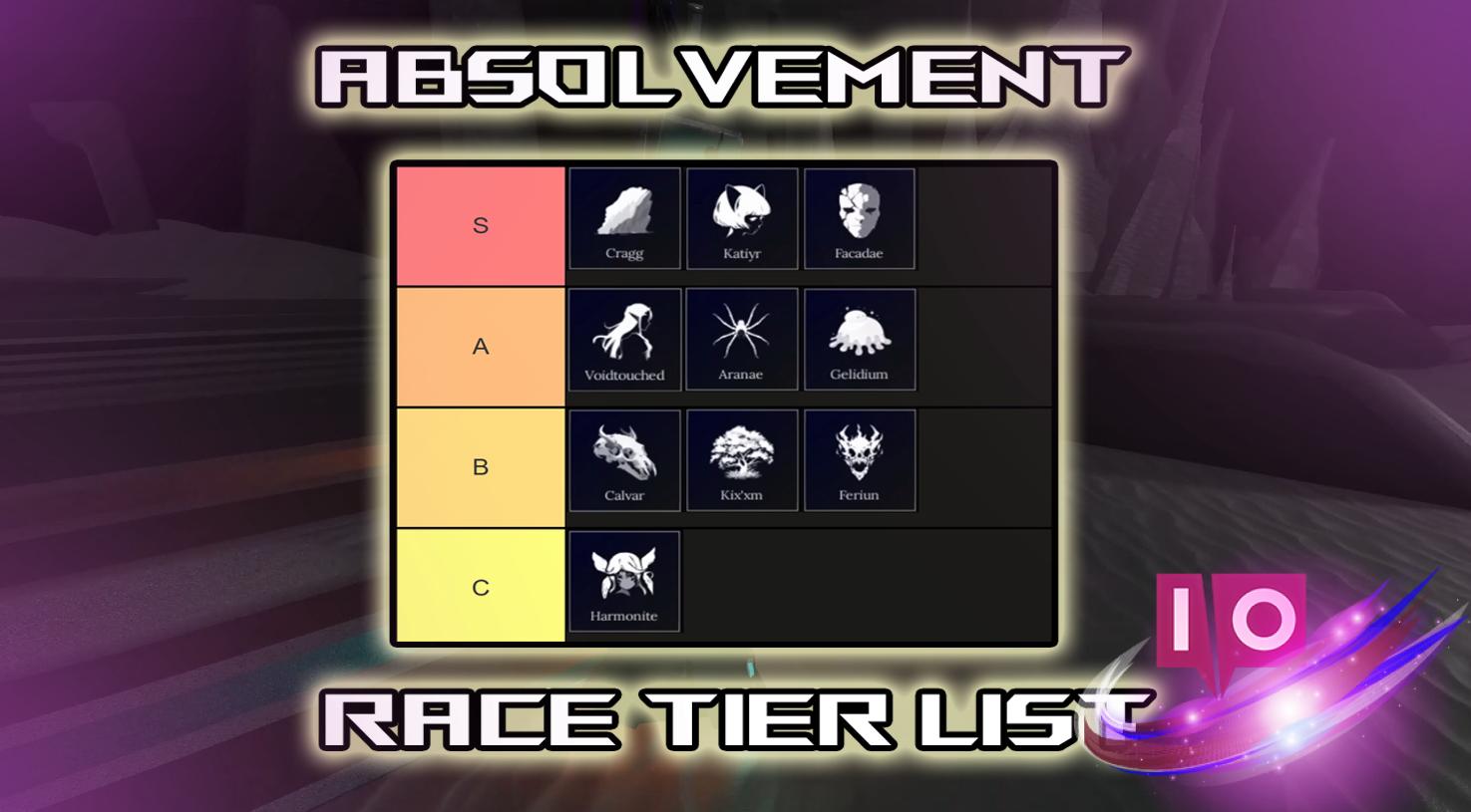 Ultimate Absolvement Race Tier List & Comprehensive Guide