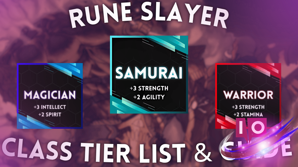 Ultimate Rune Slayer Class Tier List & Guide: Tundra & Beach Expansion