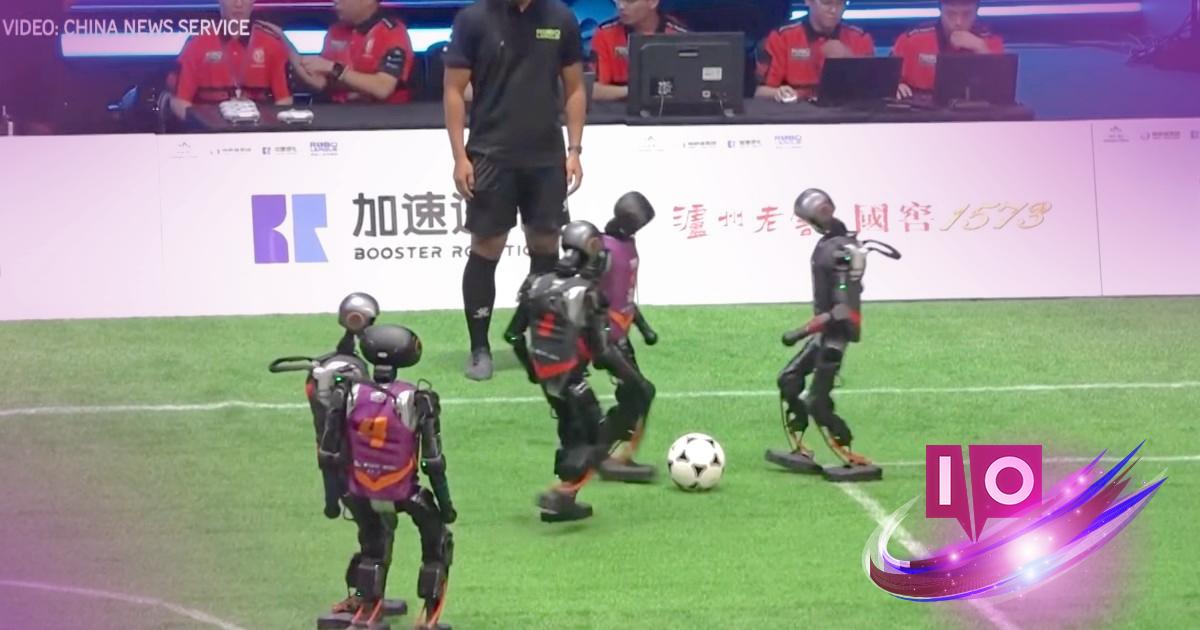 AI Humanoid Robots Play Soccer Like Mbappé – Watch the Action!