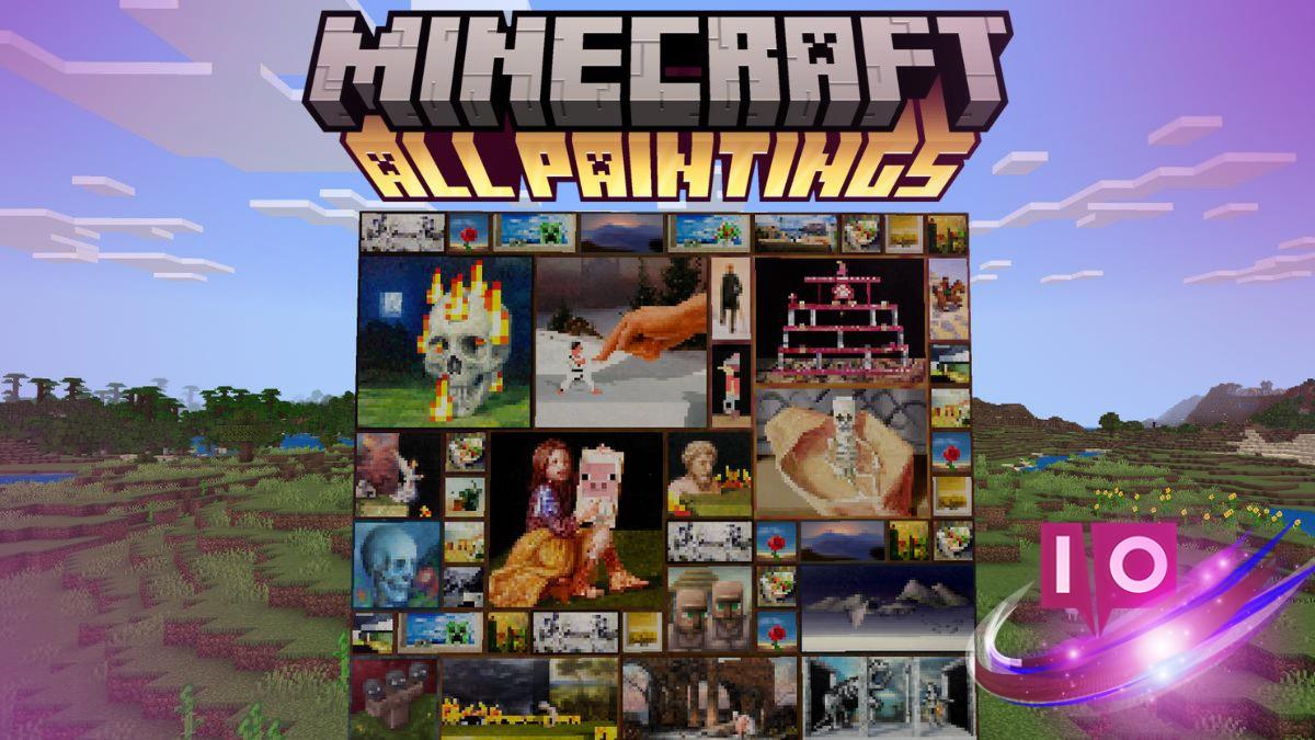 Complete List of Minecraft Paintings (2025): All Designs Explained