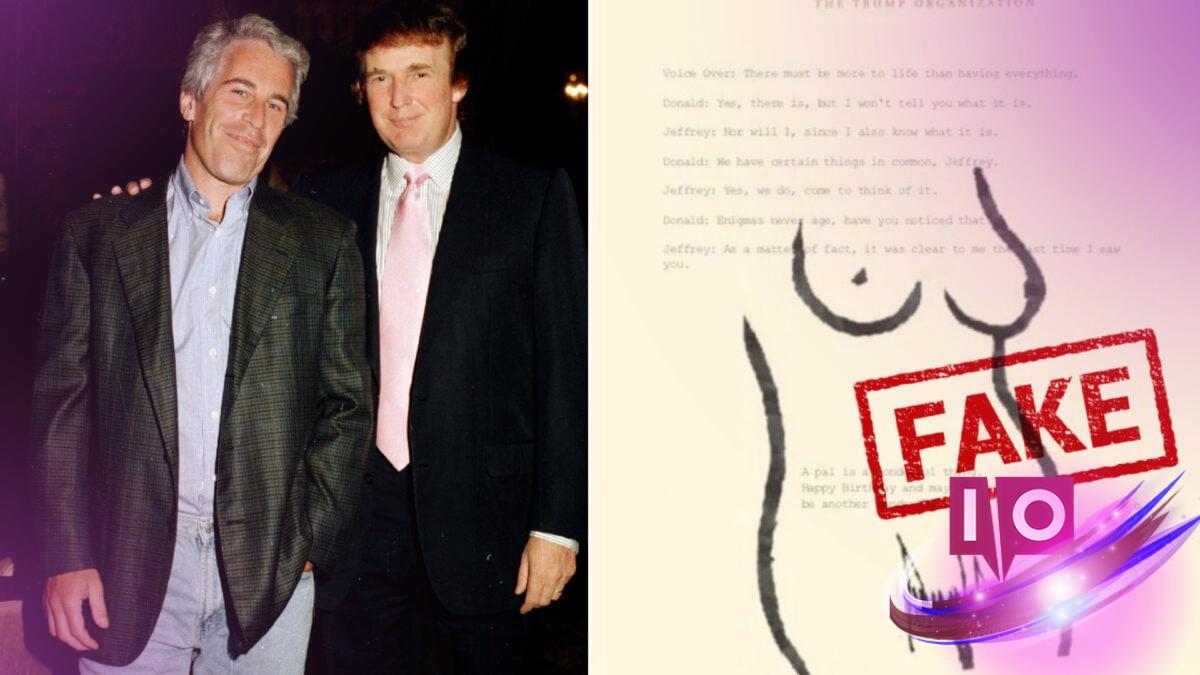 Fake Trump-Epstein Letters Go Viral After Shocking Report