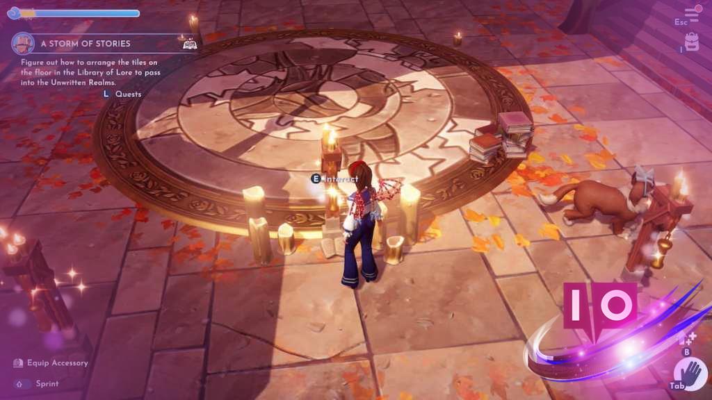 Master the Floor Tile Puzzle to Access The Unwritten Realms in Disney Dreamlight Valley