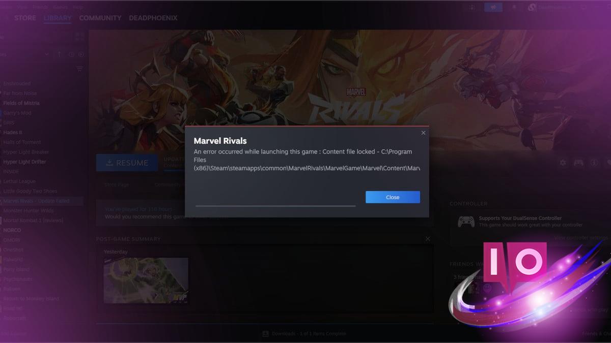 Fixing the “Content File Locked” Issue in Marvel Rivals: A Guide