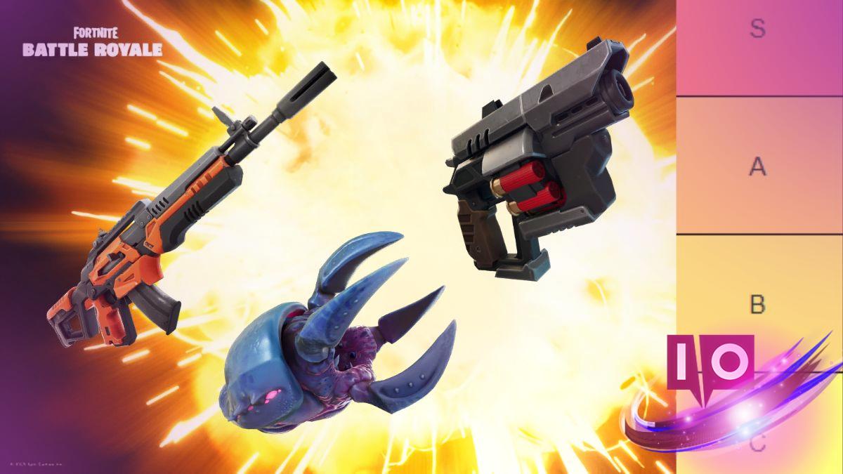 Fortnite Chapter 6 Season 4 Gun Tier List: Top Weapons Ranked