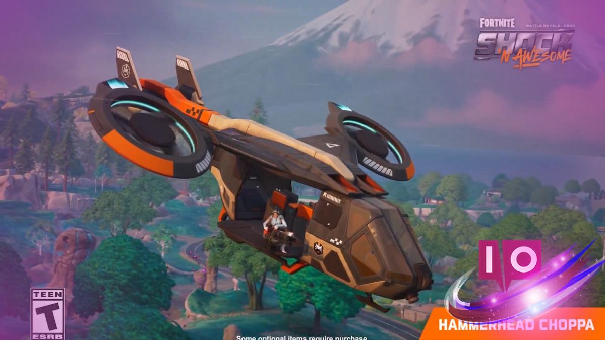Fortnite Chapter 6 Season 4: Hammerhead Choppa Locations Guide