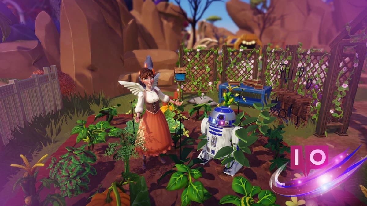 Harvesting White Fluffy Items in Disney Dreamlight Valley