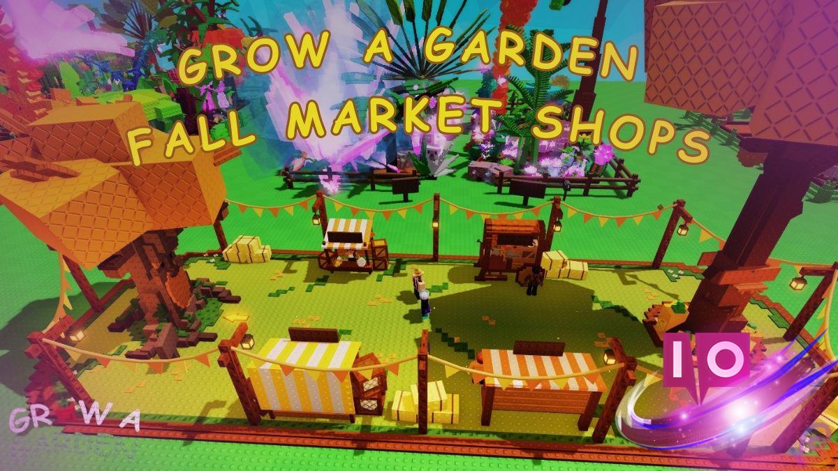 Explore All Fall Festival Shops at Grow a Garden Market Update