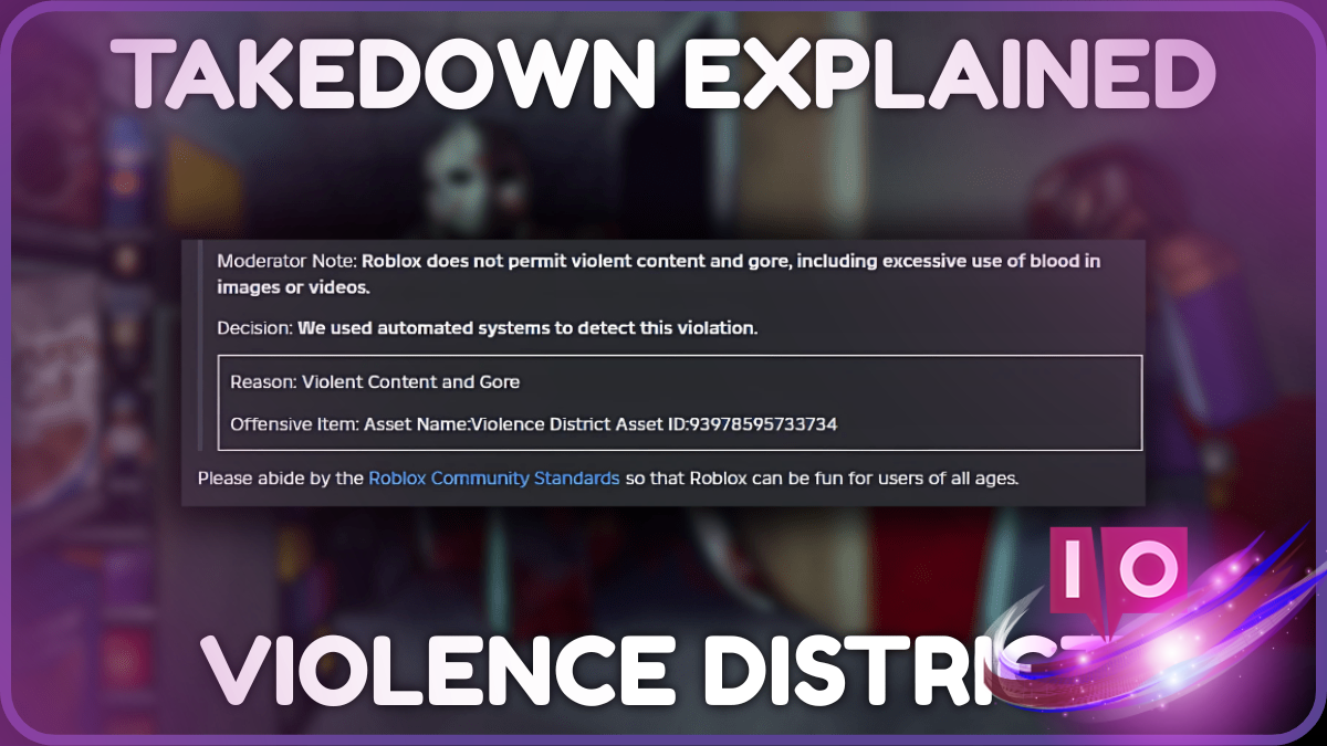 The Surprising Reason Roblox Took Down Violence District