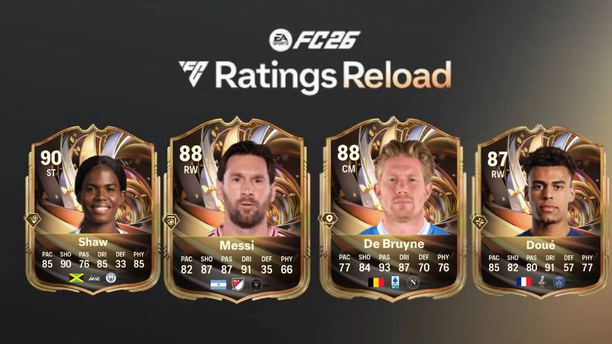 EA FC 26 Ratings Reload Team 2: Messi, De Bruyne, Doue & More!
