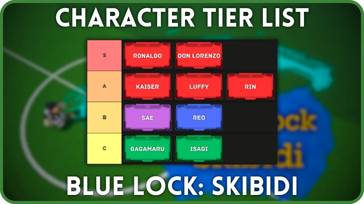 Blue Lock Skibidi Character Tier List: Rankings & Insights!