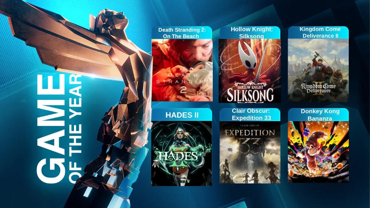 Complete List of Every Game Nominated for GOTY 2025