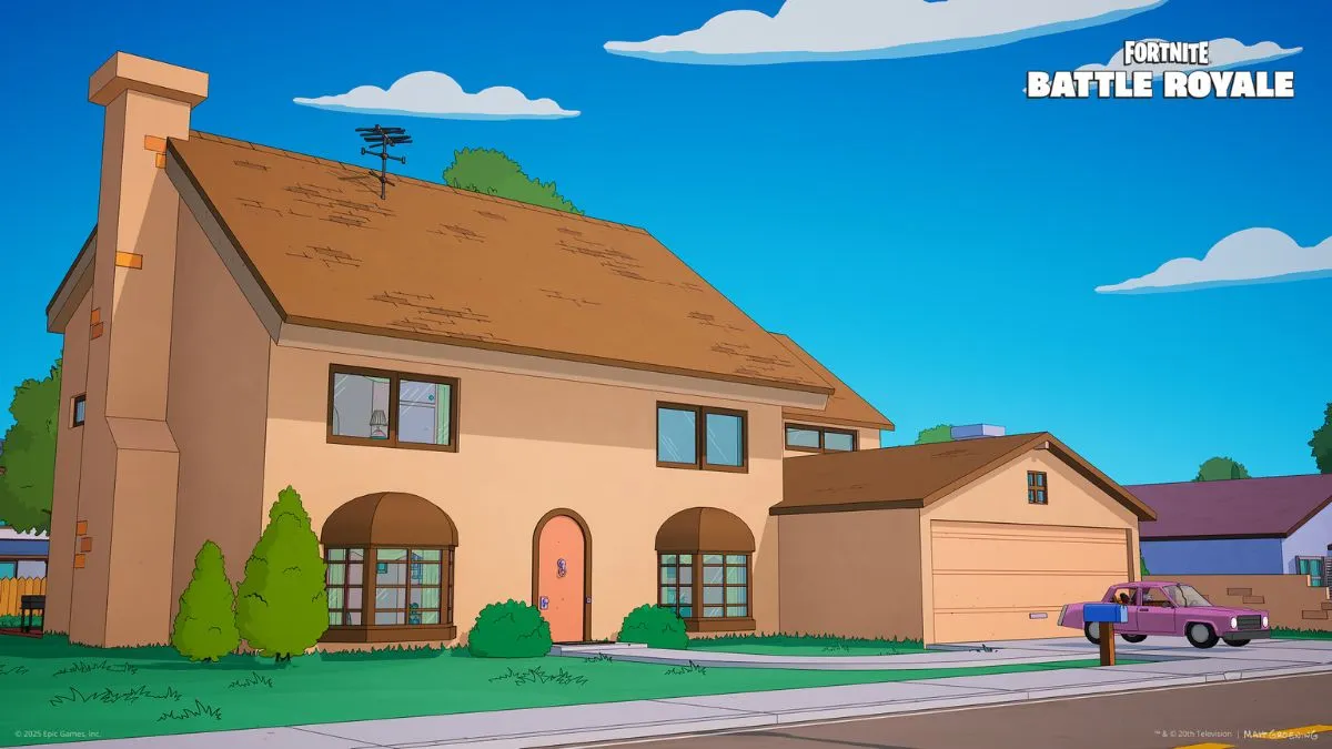 Discover The Simpsons House Location in Fortnite