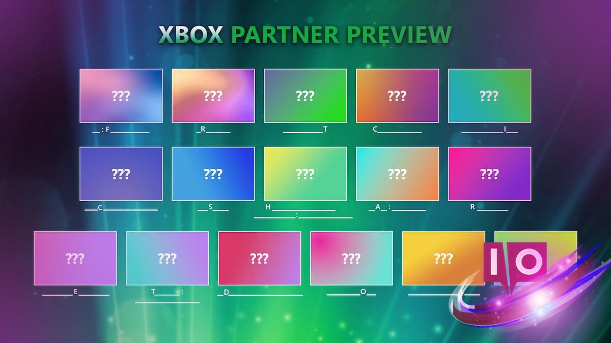 Everything Revealed at Today's Xbox Partner Preview Showcase