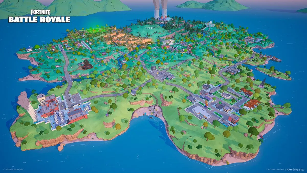 Fortnite Simpsons Season: Map Changes & New POIs Revealed!