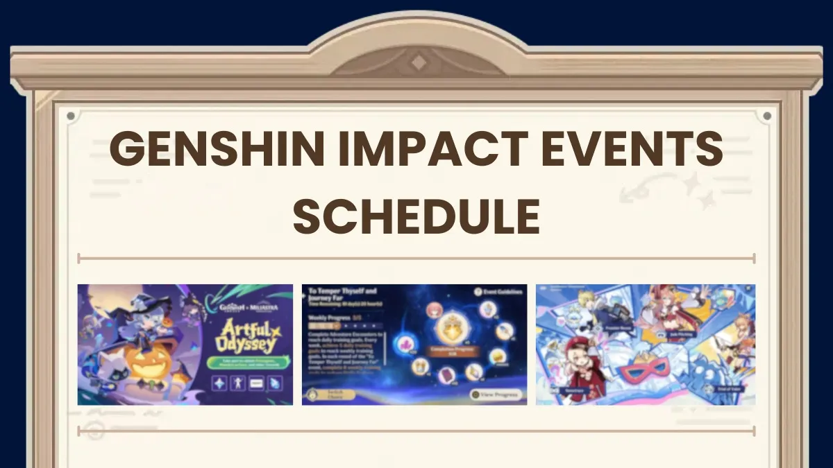 Genshin Impact November 2025: Current & Upcoming Events Schedule