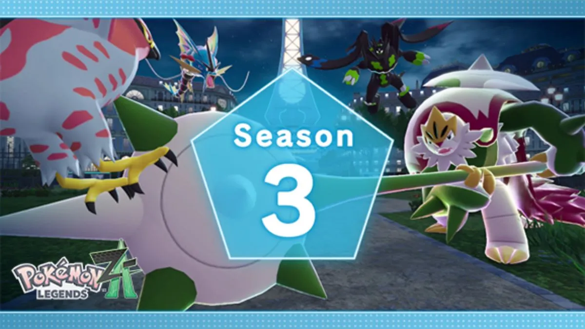 Pokémon Legends ZA Ranked Season 3: Free Mega Stones & Rewards