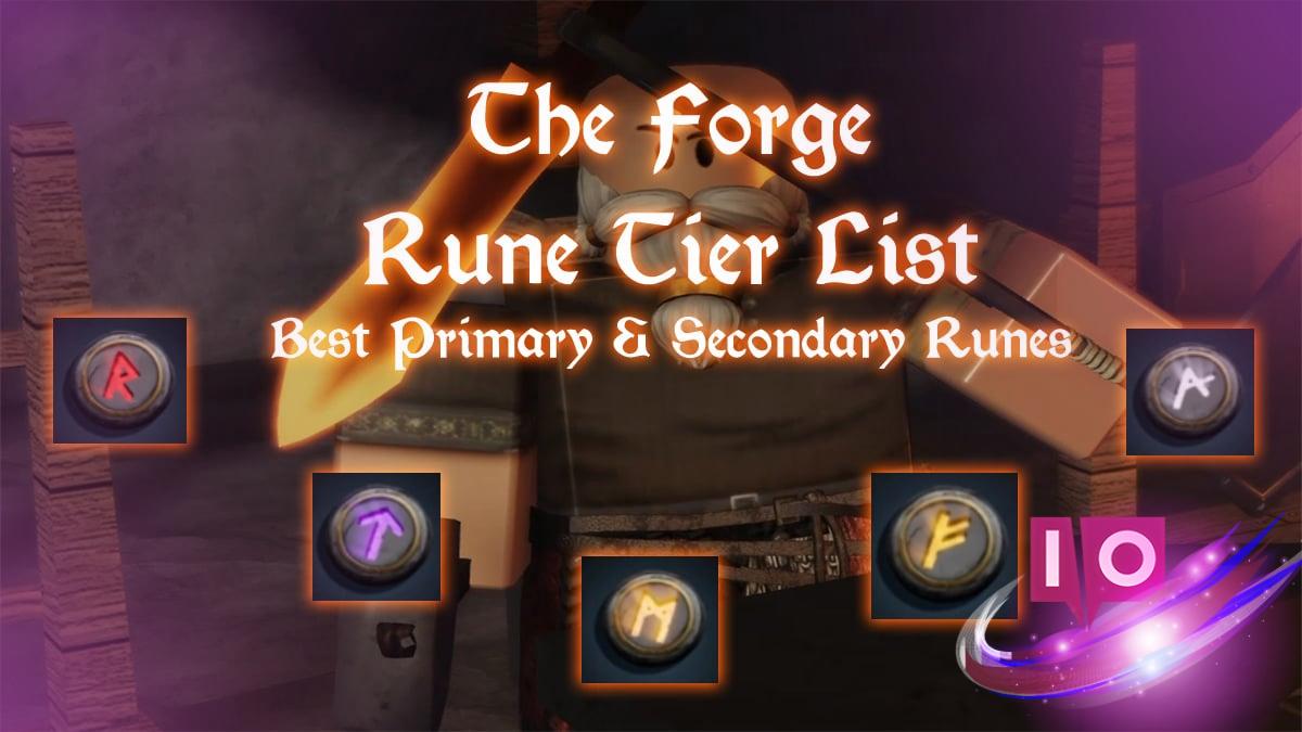 The Forge Rune Tier List: Top Runes Ranked for Release
