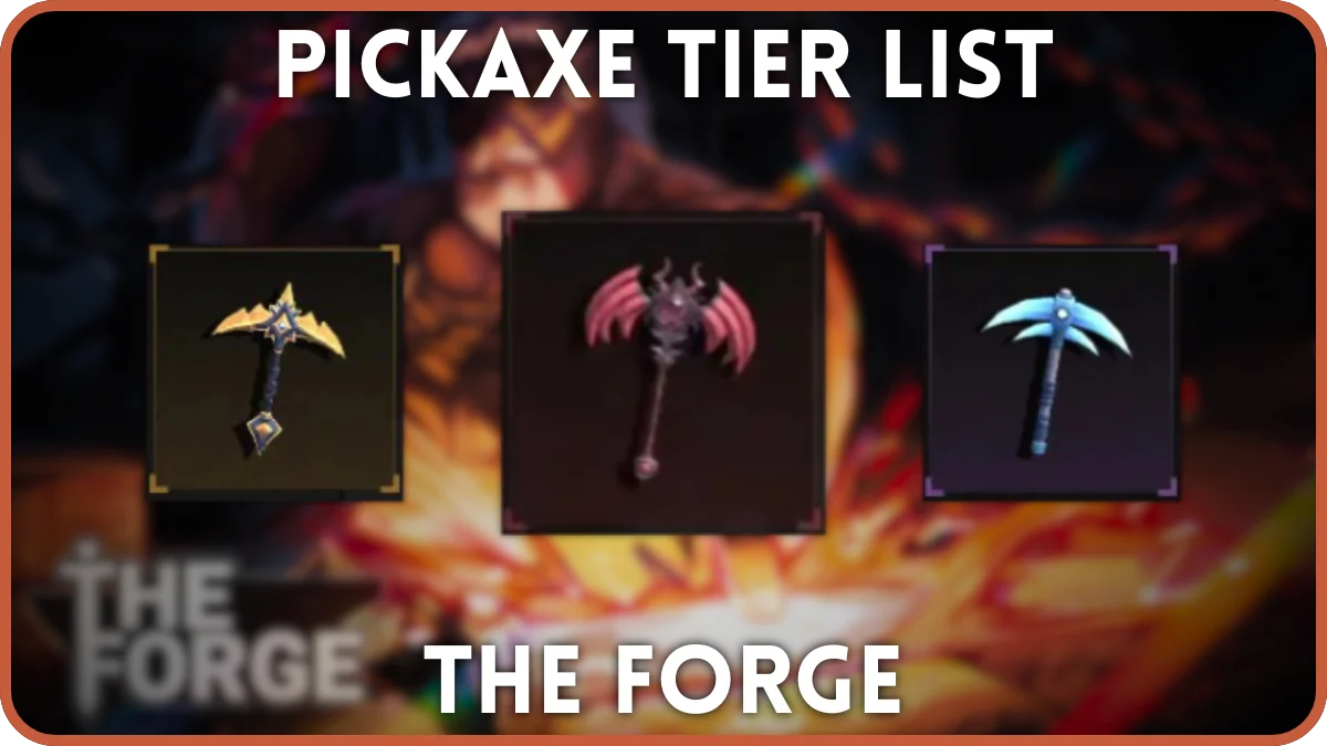 Ultimate Forge Pickaxe Tier List & Progression Guide [BETA]