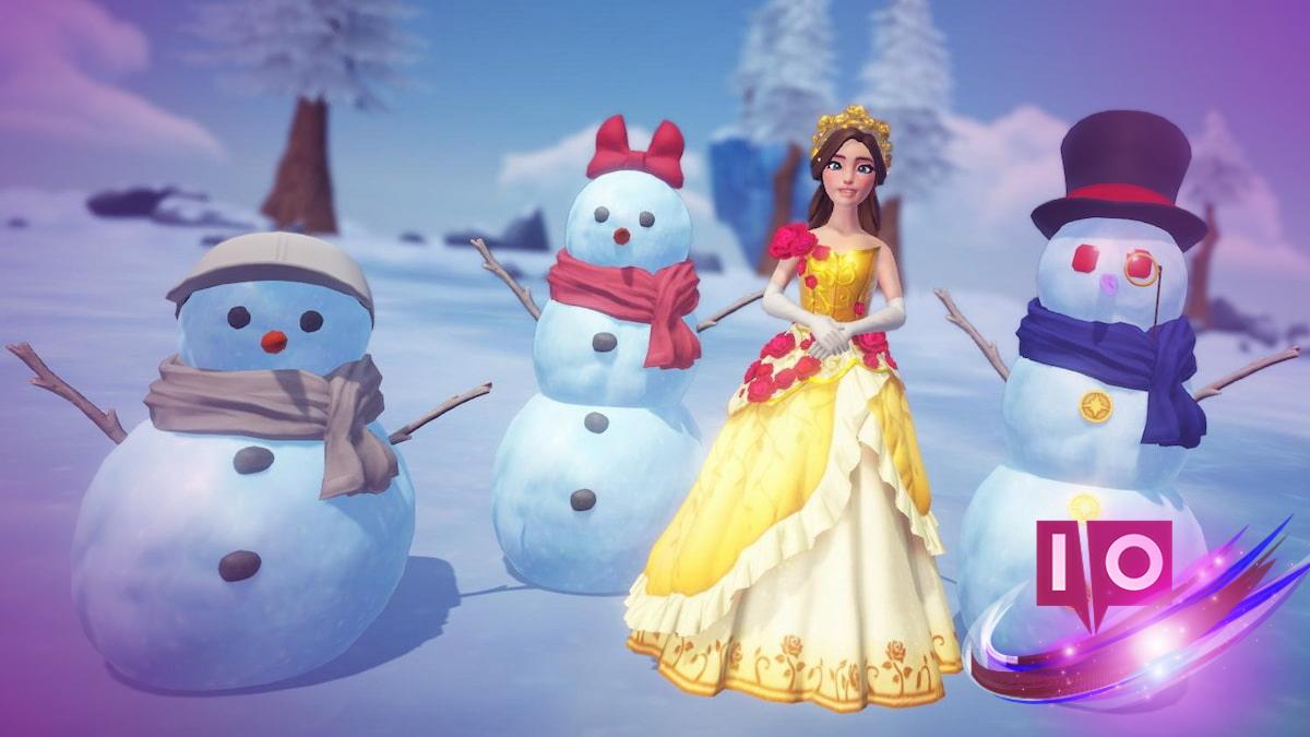 Capture a Photo with the Non-Talking Snowman in Disney Dreamlight Valley