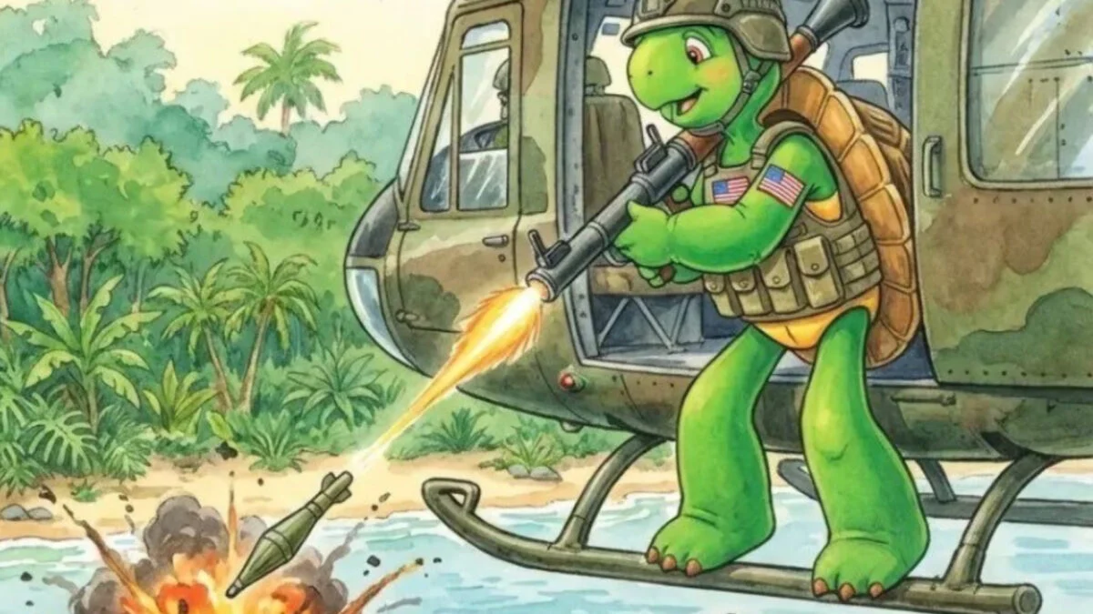 Franklin the Turtle: AI Meme Sparks Calls for Investigation After War Crimes Joke