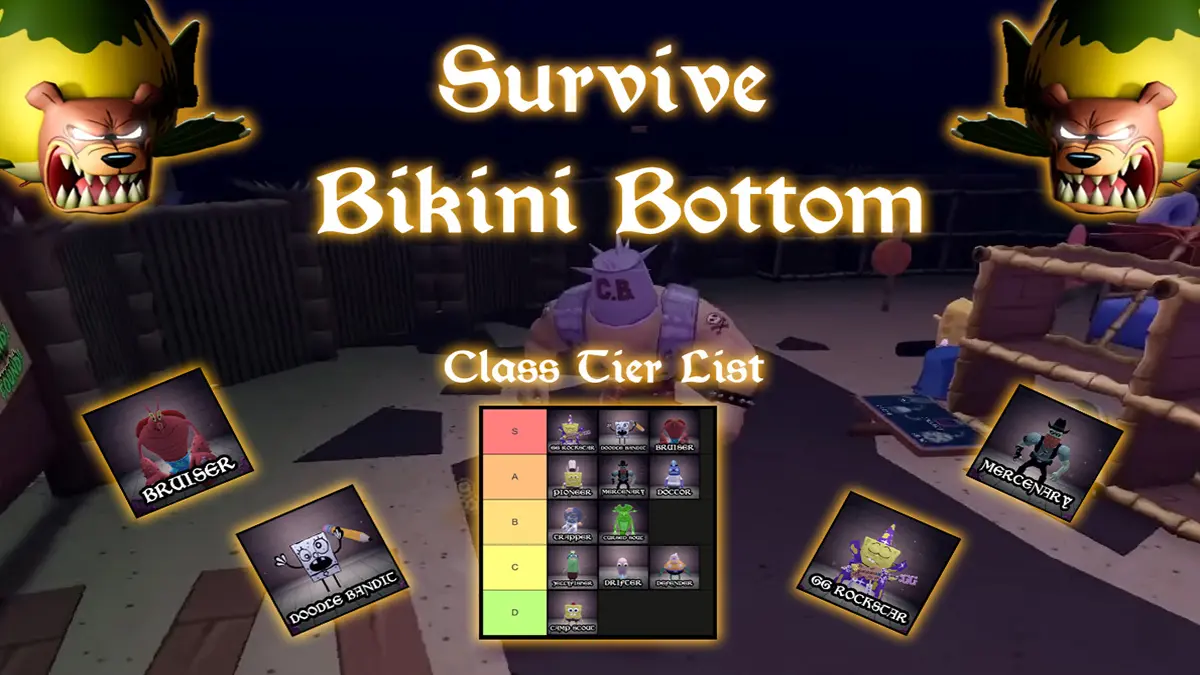 Survive Bikini Bottom Class Tier List: Ultimate Class Guide