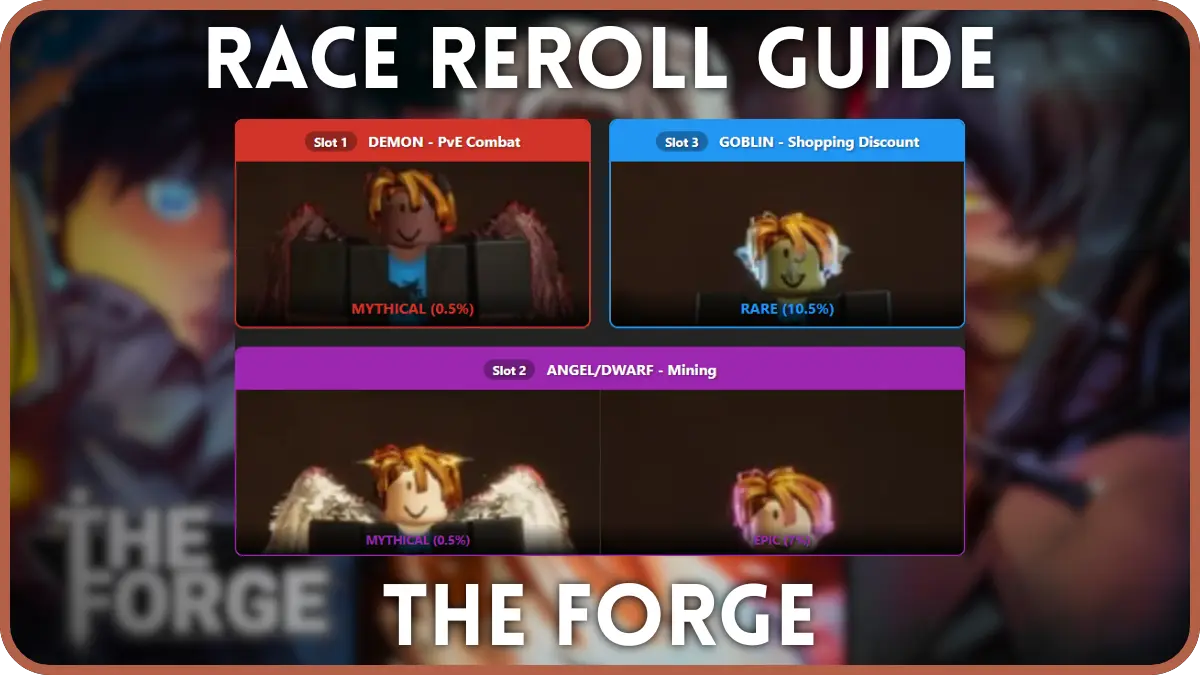 The Forge Race Reroll Guide: Best Race Loadout for Beta