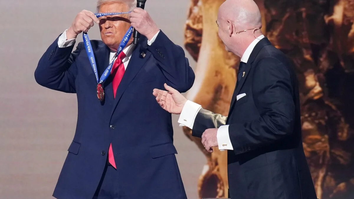 Trump's FIFA 'Peace Prize' Ceremony: A New Orb Touching Meme?