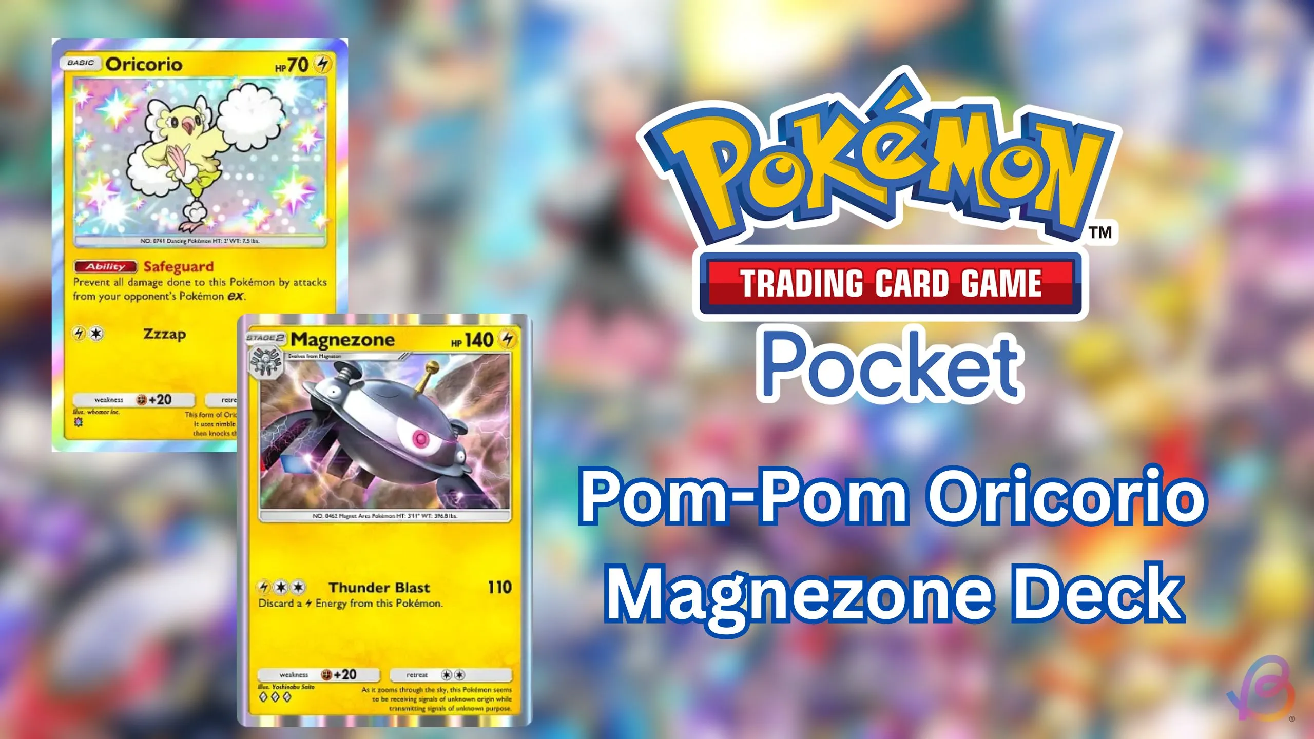 Ultimate Pocket Pom-Pom Oricorio & Magnezone Deck for Pokemon TCG