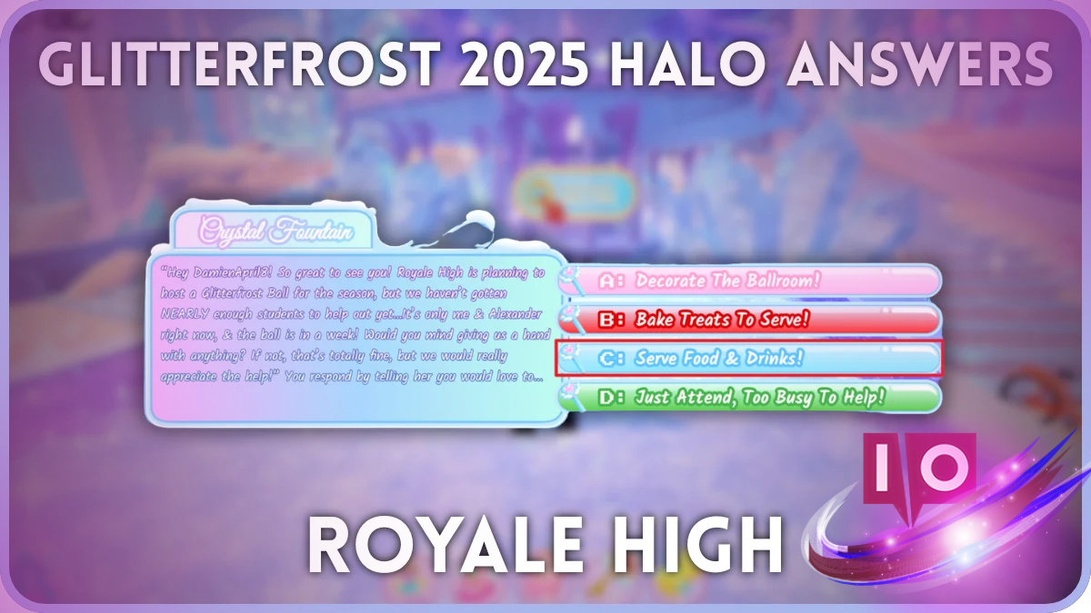 2025 Royale High Glitterfrost Halo Answers: Wave 2 Guide