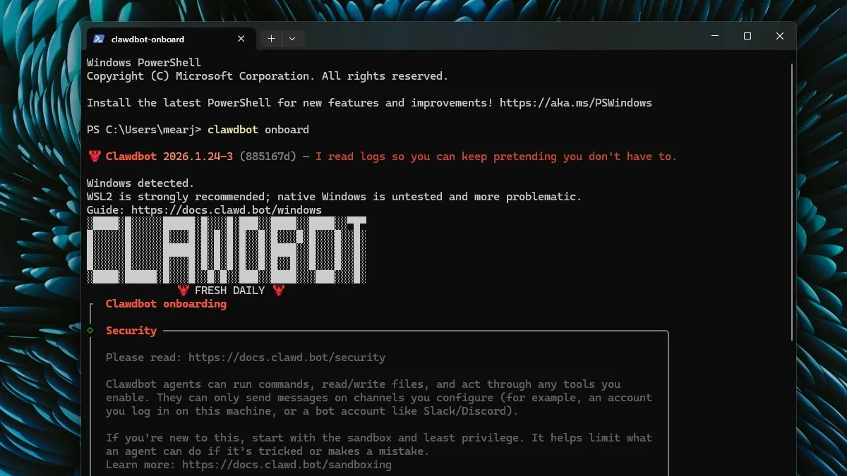 Clawdbot/MoltBot Setup Guide for Windows