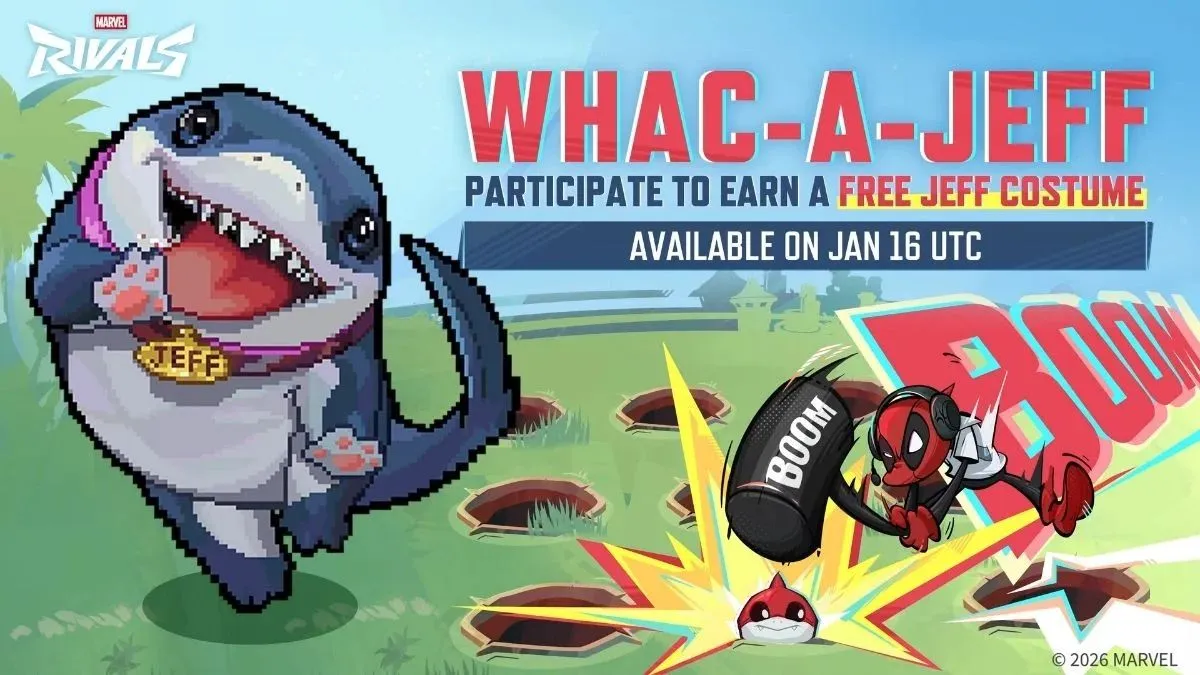 Marvel Rivals: Free Jeff 8-Bit Skin - Season 6