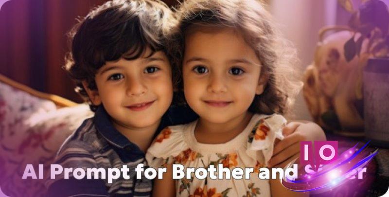 10 Creative AI Prompts for Heartwarming Brother-Sister Photos