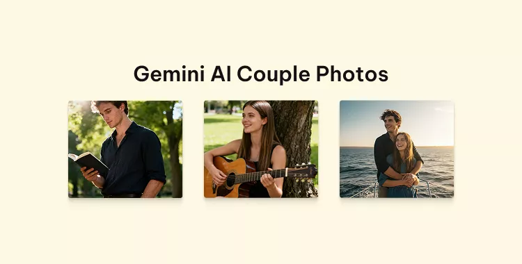 30 Creative Gemini AI Couple Photo Prompts for Romantic Shots