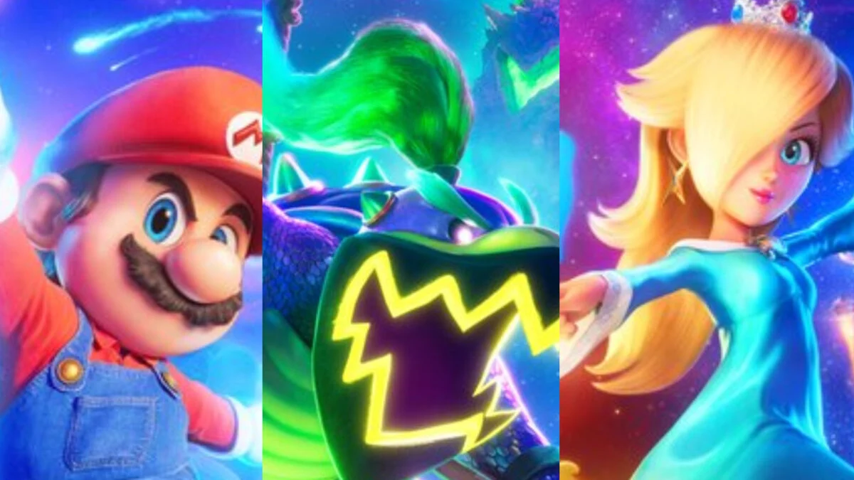Explore New Cosmic Posters of 'The Super Mario Galaxy Movie'
