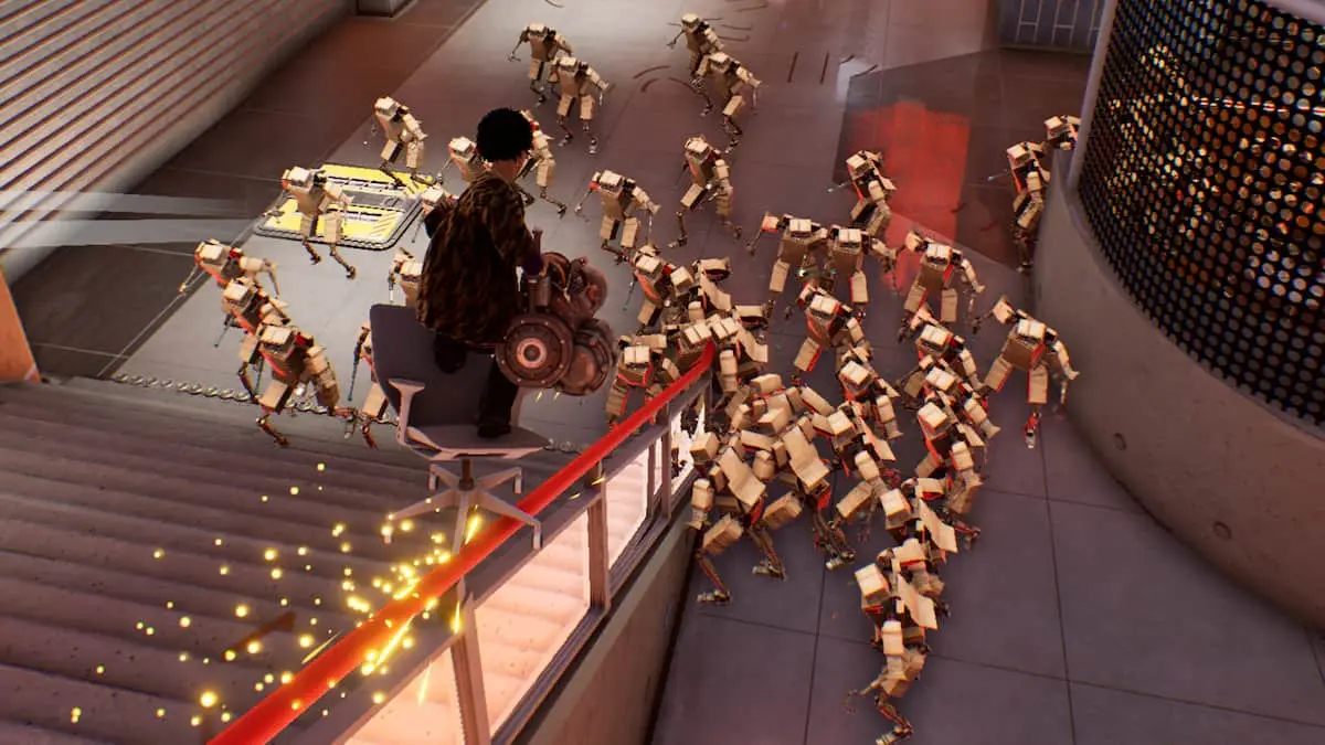 Last Man Sitting: Megabonk-Level Ridiculousness in a 2000s Office