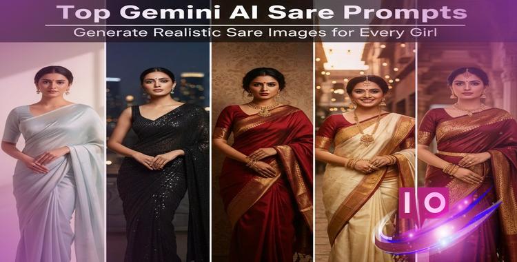 Top Gemini AI Prompts for Stunning Saree Images for Every Girl