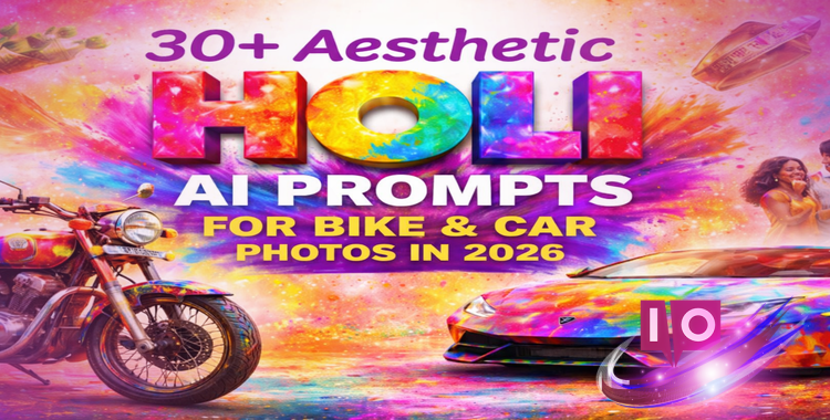 30+ Holi AI Prompts for Bikes & Cars: Colorful 2026 Visuals