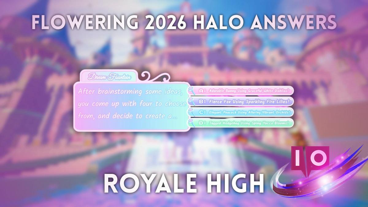 All Royale High Flowering Halo 2026 Answers — Frolicking Fields