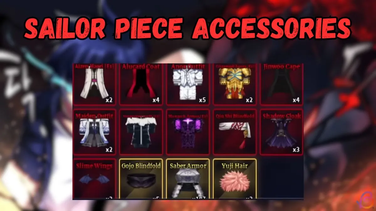 All Sailor Piece Accessories: Complete Guide & Where to Find