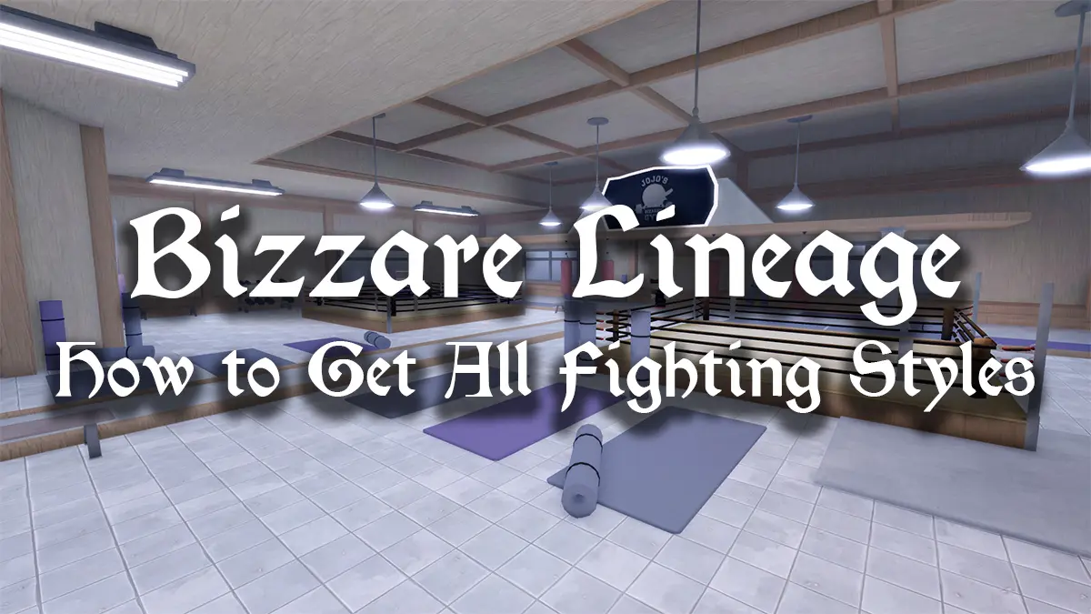 How to Get Karate, Kendo & Boxing in Bizarre Lineage
