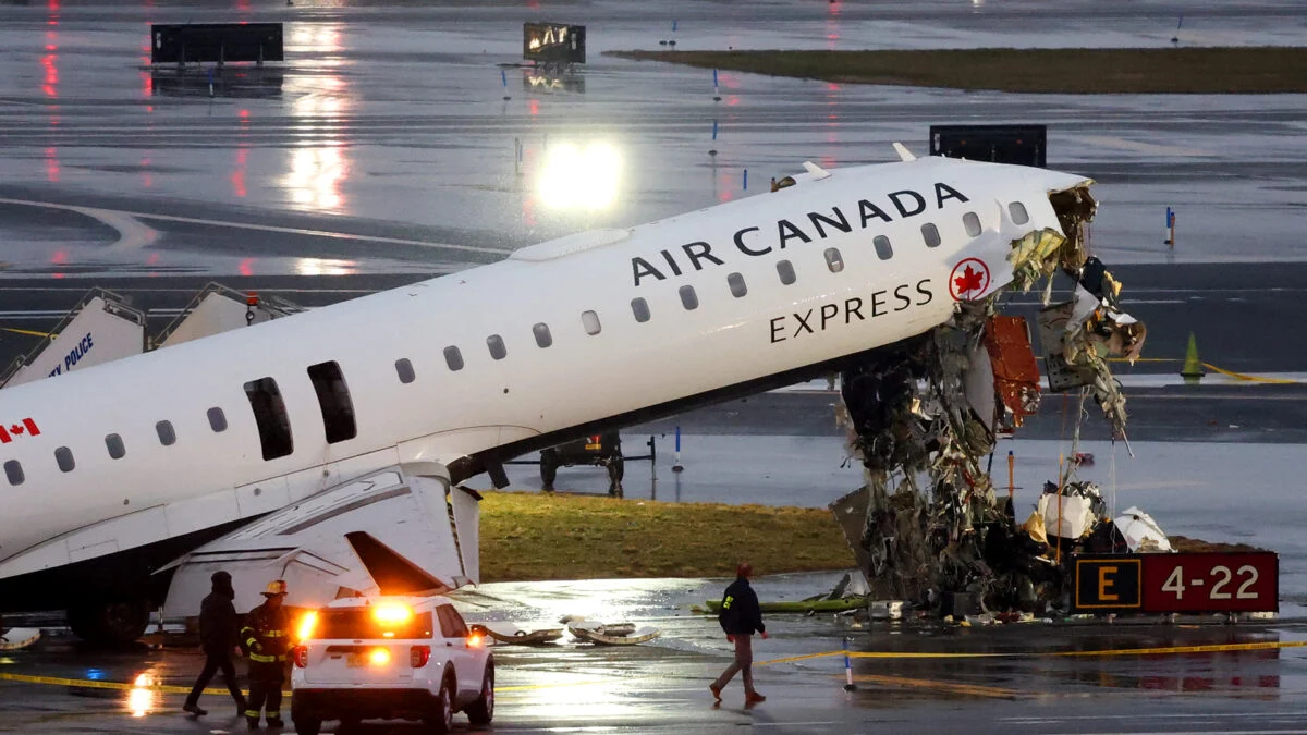 LaGuardia Closed After Air Canada Jet Hits Fire Truck, Pilots Killed