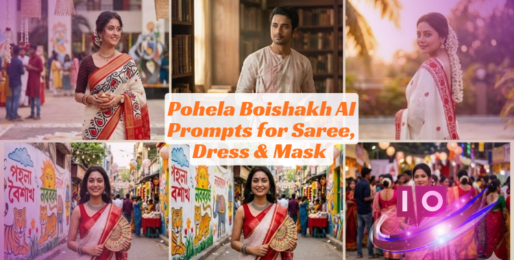 30+ Pohela Boishakh Saree AI Prompts for Realistic Festive Images