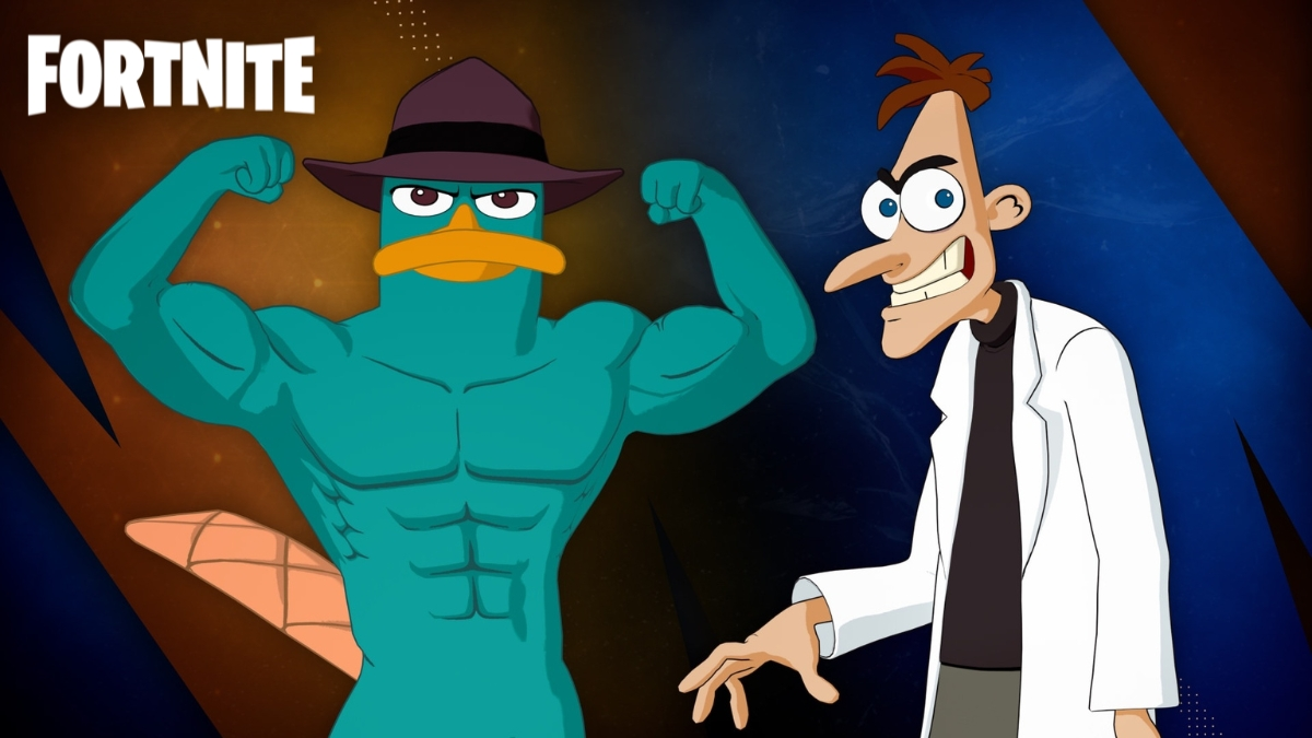 Fortnite x Phineas & Ferb: Buff Perry and Dr. Doofenshmirtz Skins