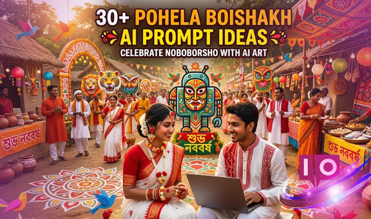 Free 30+ Pohela Boishakh AI Prompts for Eye-Catching Festival Designs