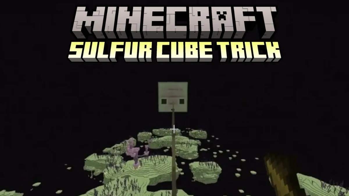 How to Use Sulfur Cube to Travel the End Faster in Minecraft