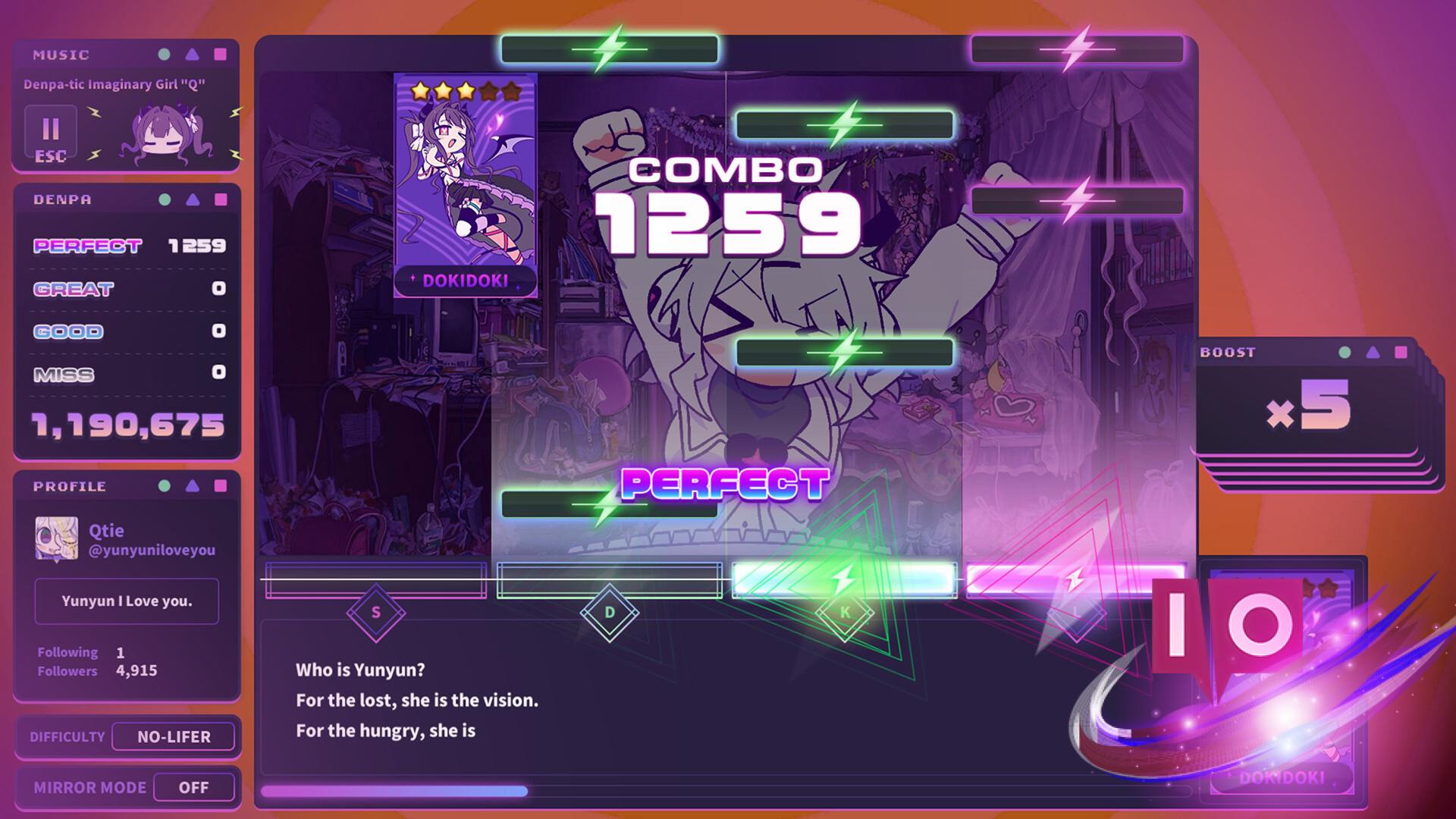 Yunyun Syndrome Rhythm Psychosis: All Achievements & How to Unlock