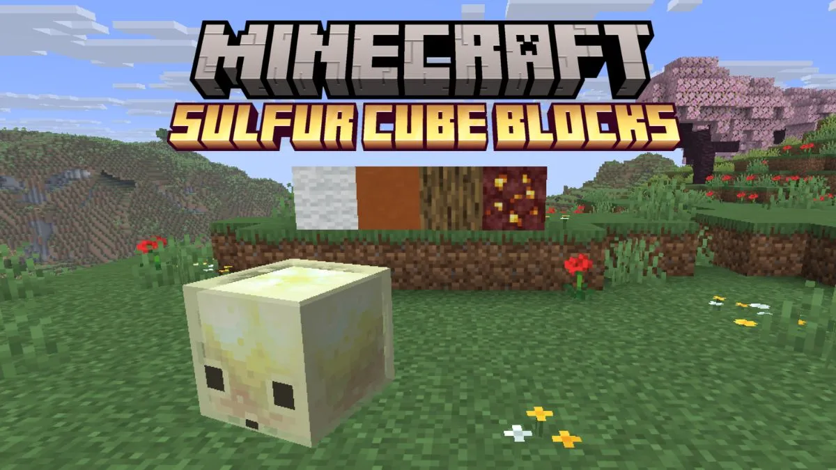 Complete List of Blocks the Sulfur Cube Mob Eats in Minecraft