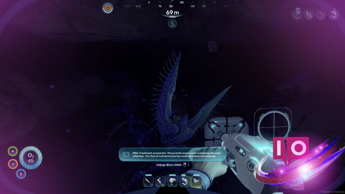 Cure Angel Comb & Clear Bloom Infestation - Subnautica 2